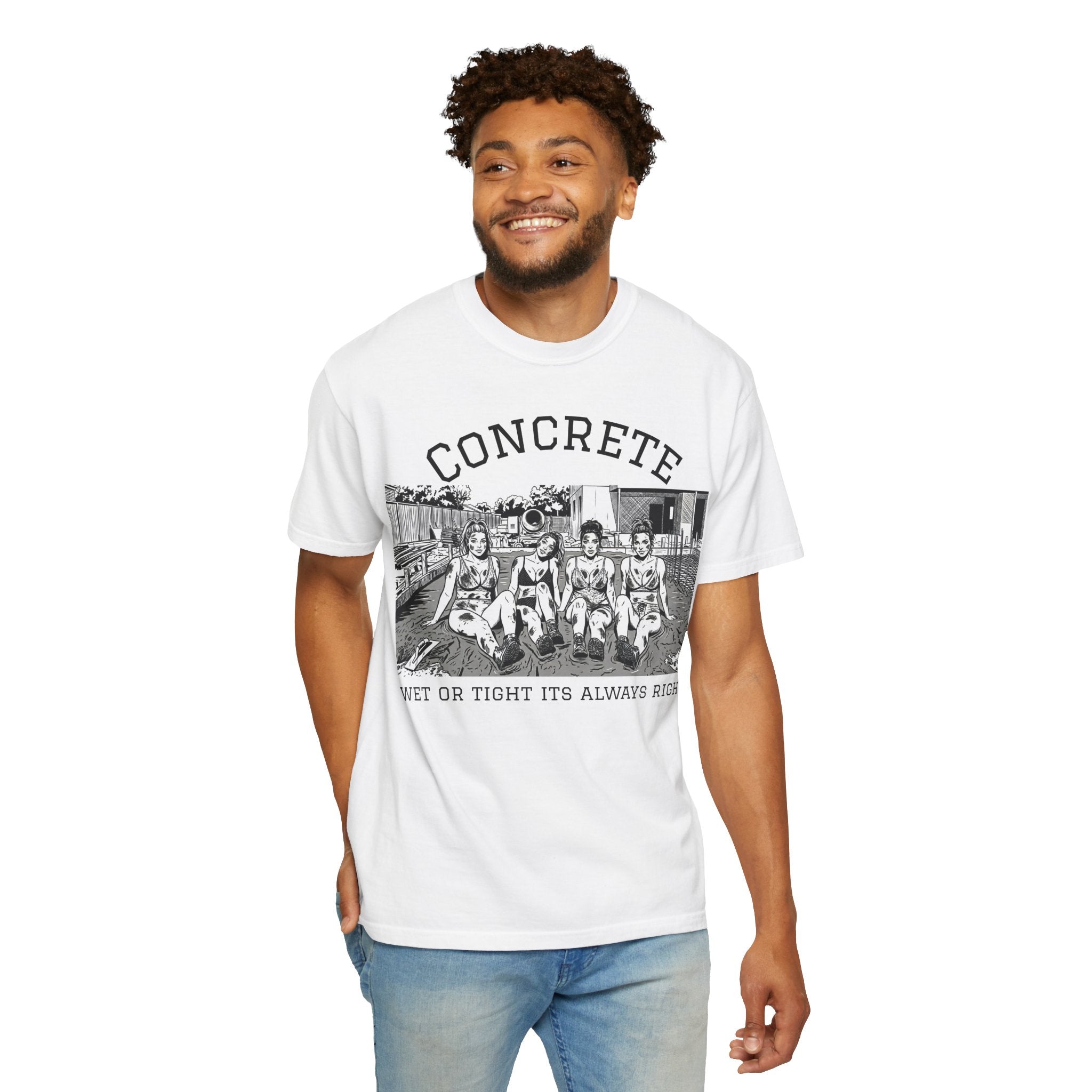 Concrete girls graphic tee