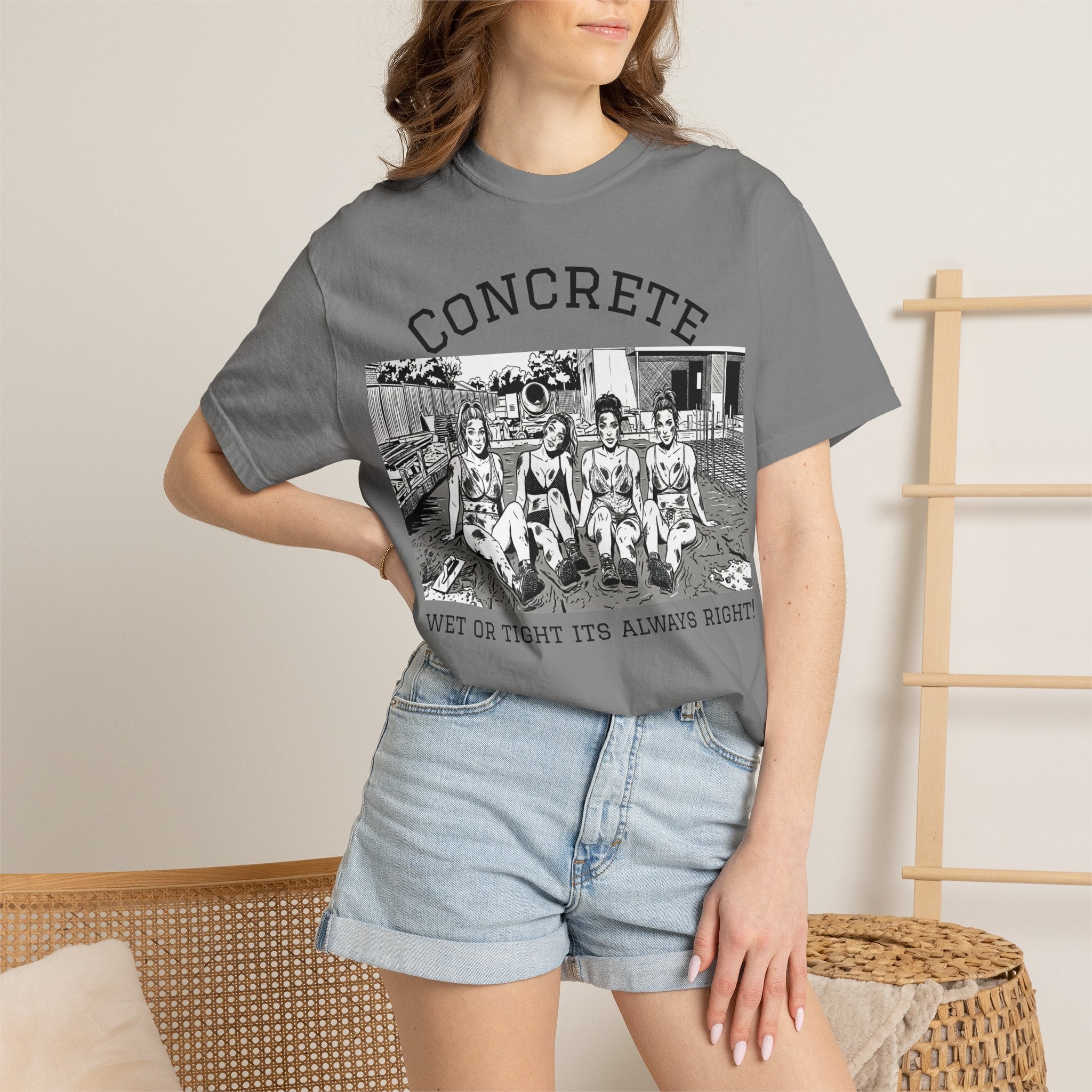 Concrete girls graphic tee