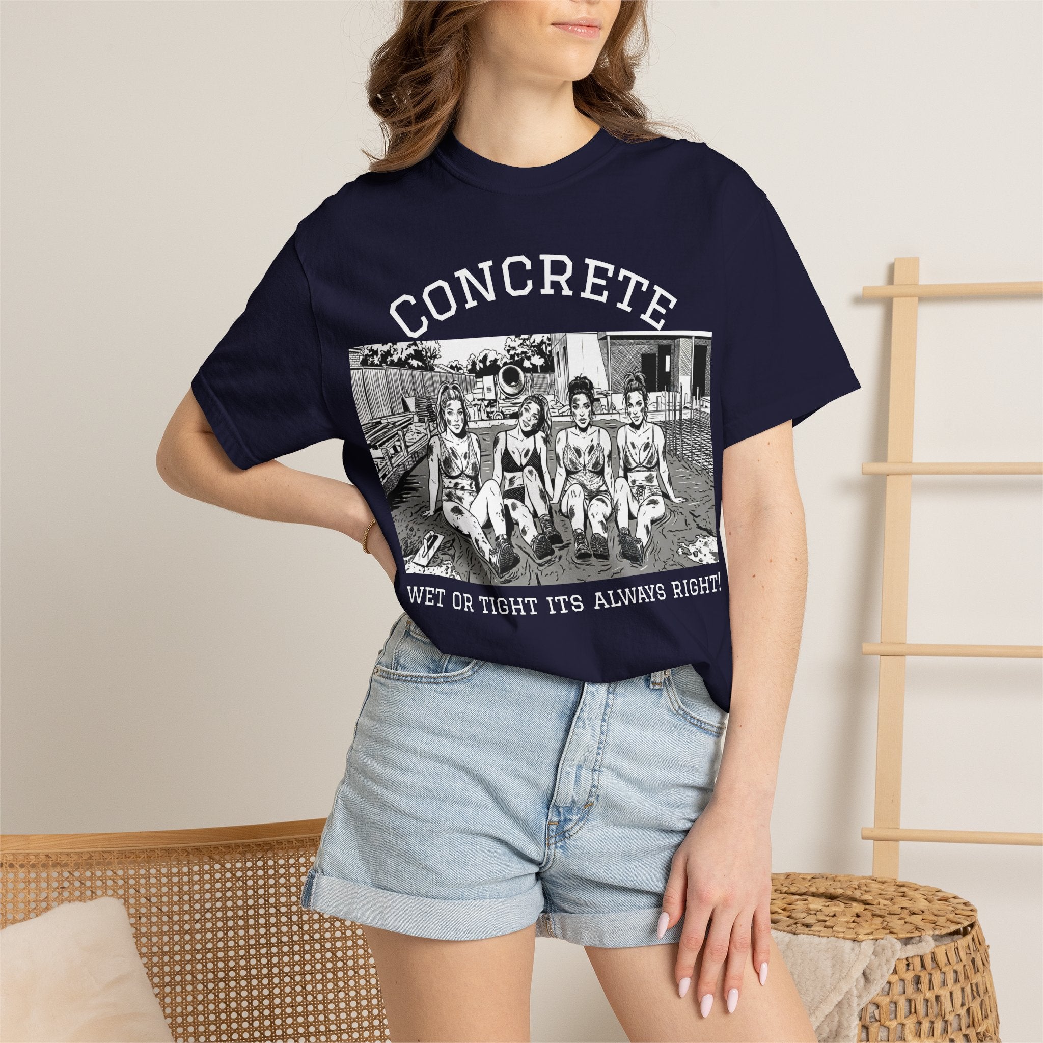 Concrete girls graphic tee