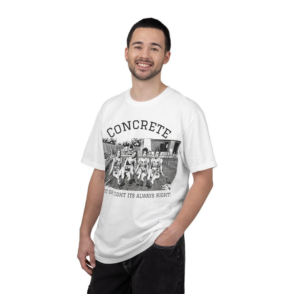 Concrete girls graphic tee