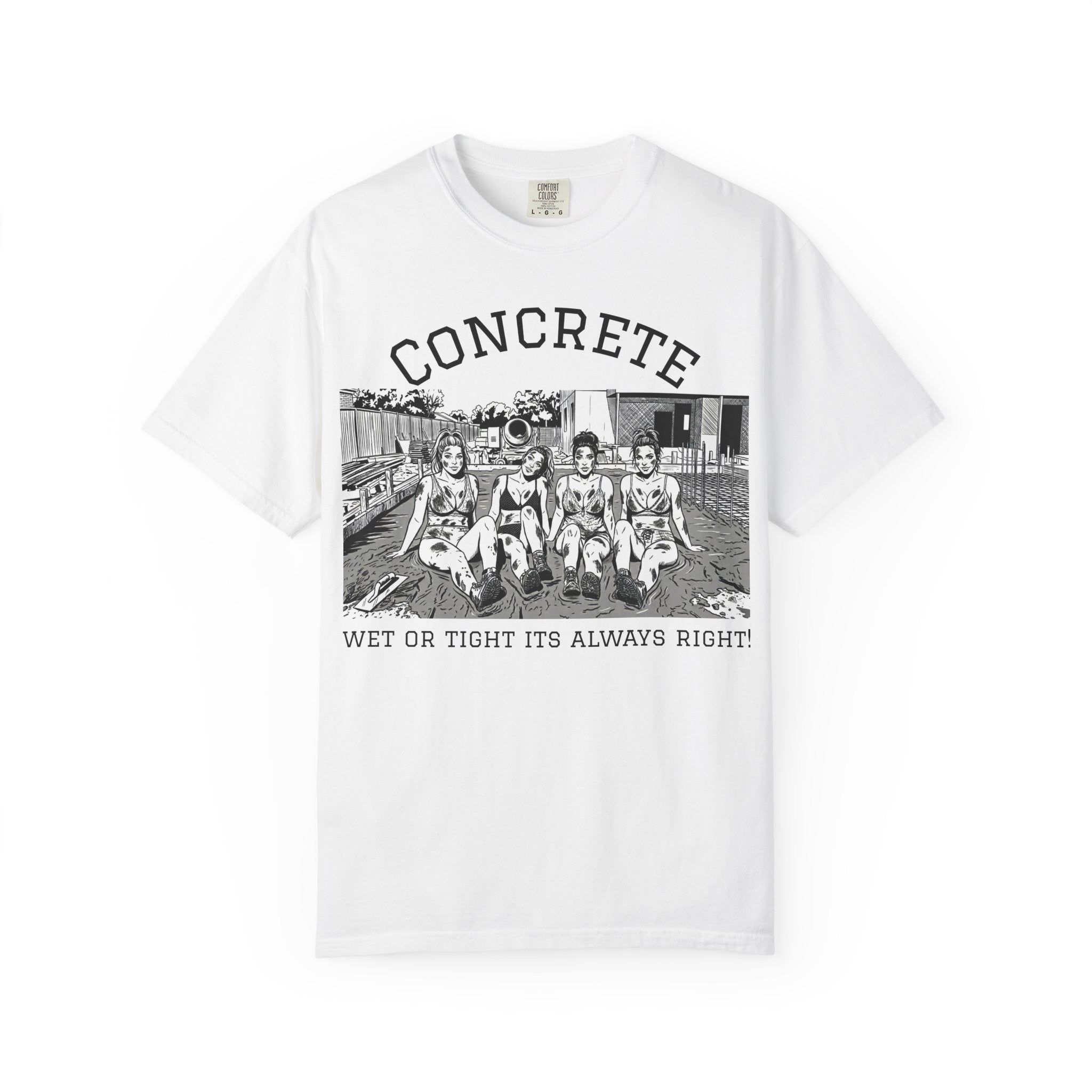 Concrete girls graphic tee